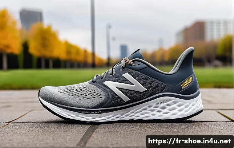 뉴발란스 프레쉬폼과 아디다스 퓨어부스트 비교 - A modern, minimalist sneaker design inspired by New Balance Fresh Foam technology, featuring a sleek...